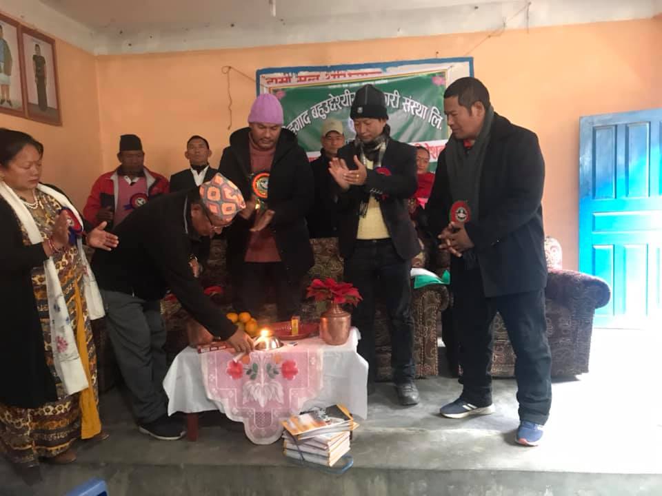 रिहगाद बहुद्धेश्यीय सहकारीको चौथो अधिवेशनबाट अध्यक्षमा पुनःछन्त्याल