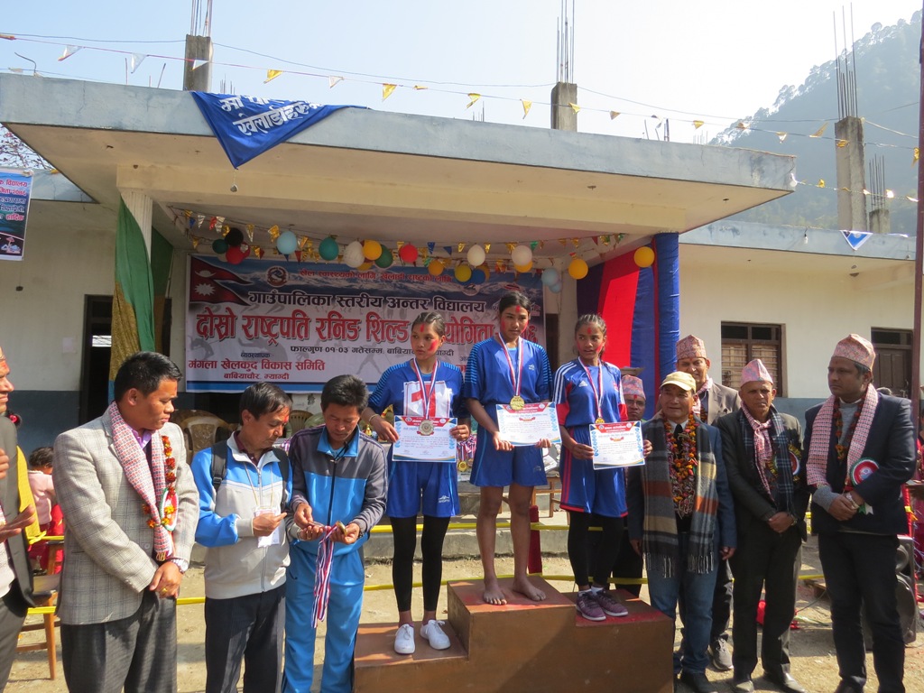 मंगला गाउँपालिकामा दोस्रो राष्ट्रपति रनिङ शिल्ड प्रतियोगिता सुरु
