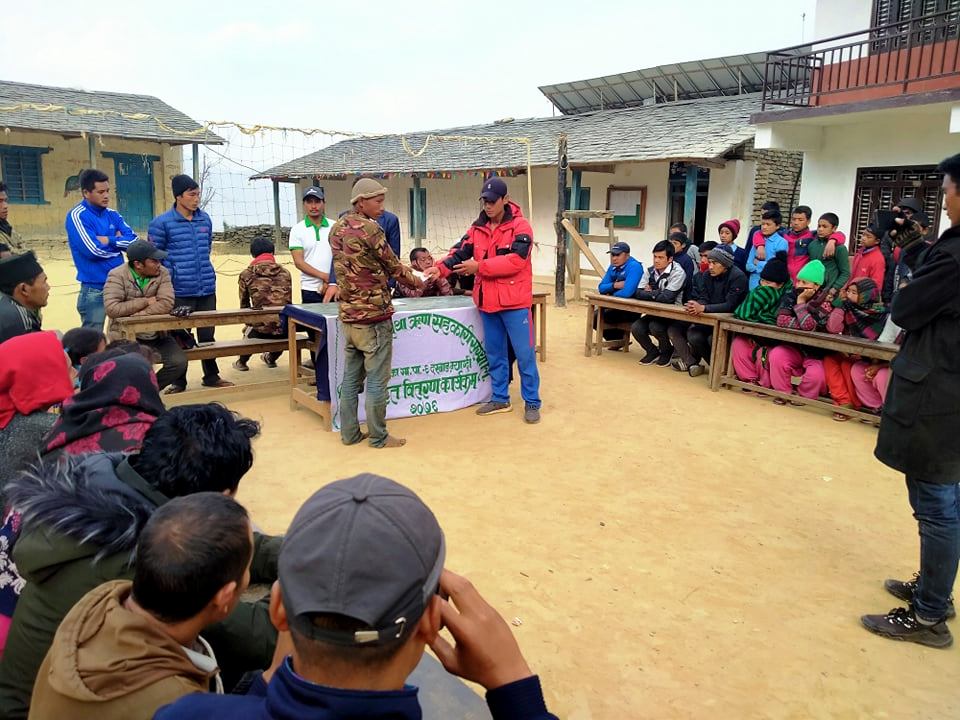 तमानखोला ट्याक्टर दुर्घटनाका मृतक र घाइतेका परिवारलाई राहत वितरण