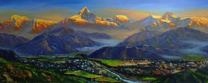 पर्यटकीय स्थल टोड्केमा लाइभ पेन्टिङ हुने