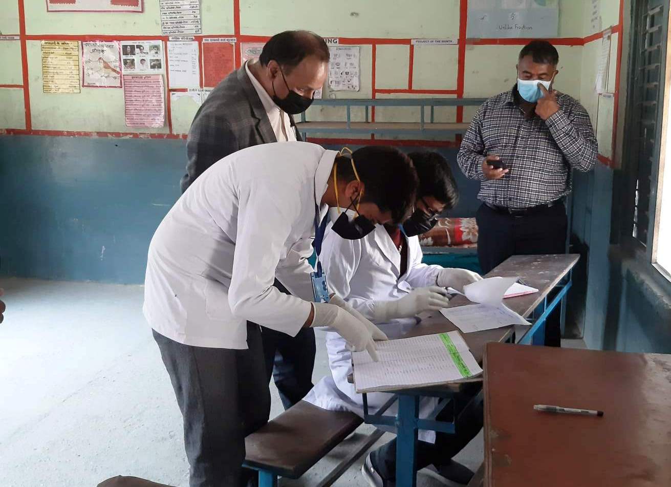 म्याग्दीमा ¥यापिड टेष्ट सुरु ,पहिलो चरणमा ३३ जनाको रिपोर्ट नेगेटिभ