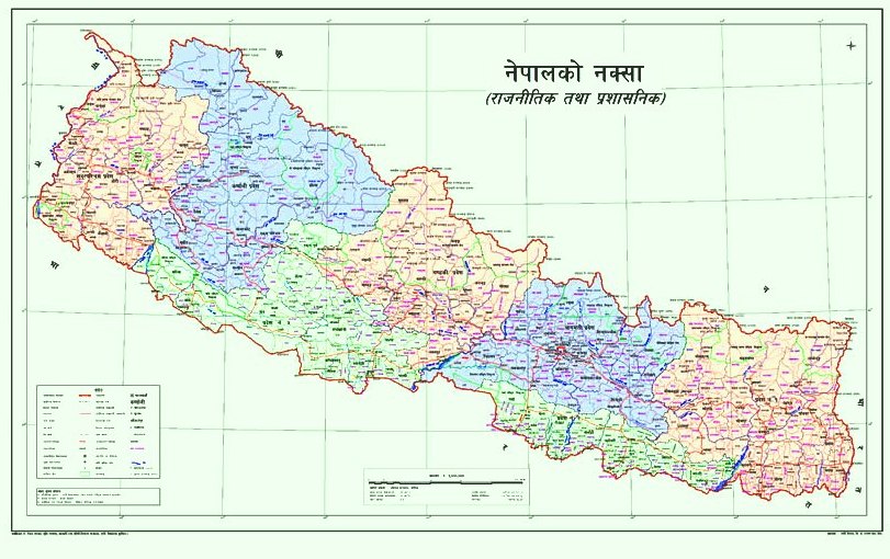 नेपालको नयाँ नक्सा औपचारिक रुपमा सार्वजनिक