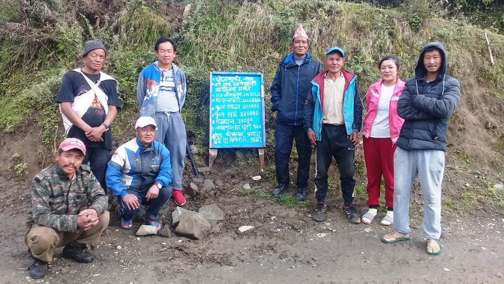 अन्नपुर्णको शिखमा खानेपानी आयोजना मर्मत