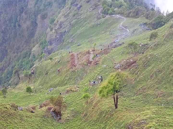 धार्मिक तथा पर्यटकीय स्थल ‘मालिका’ जाने पदमार्ग निर्माण