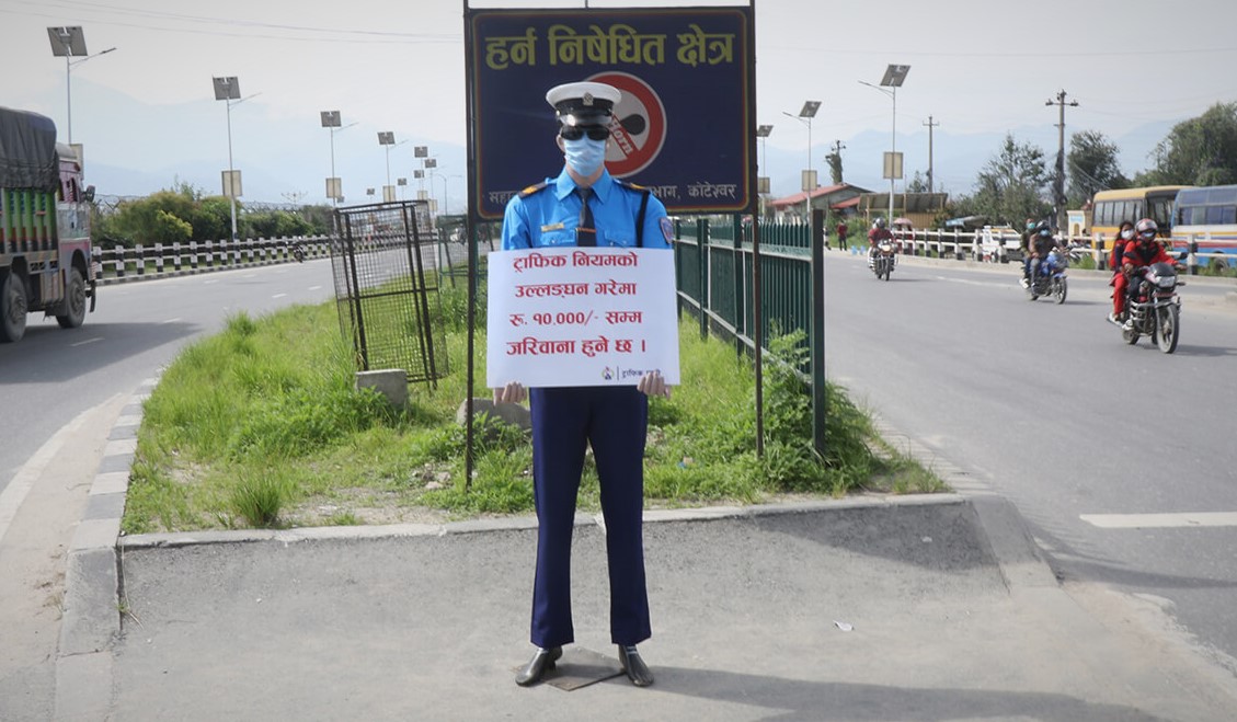 दुर्घटना कम गर्न ‘डमी’ ट्राफिक
