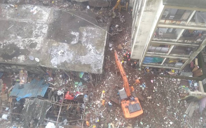 महाराष्ट्रमा भवन भत्किँदा मृत्यु हुनेको संख्या ३९ पुग्यो