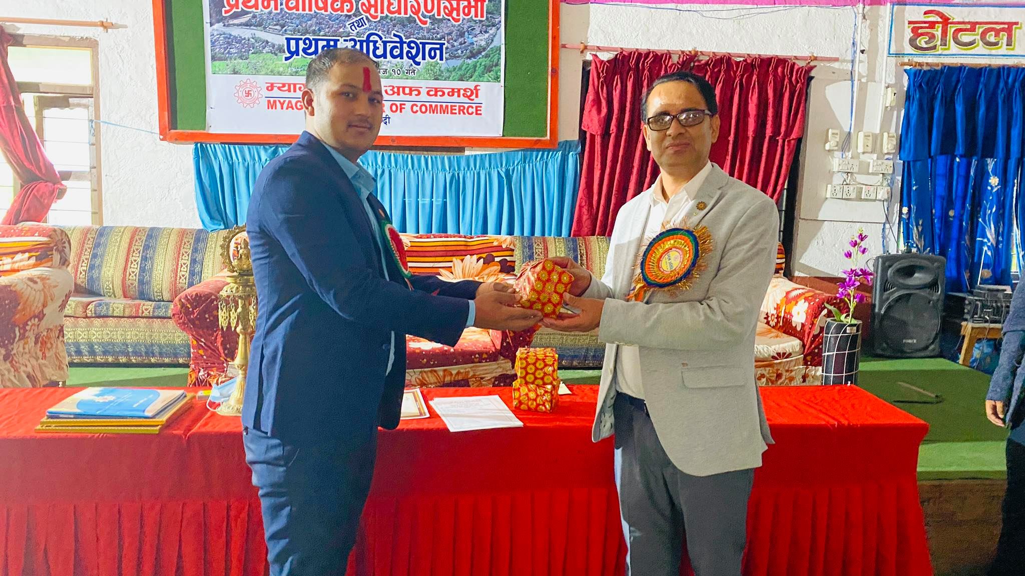 नेपाल चेम्वर अफ कमर्स म्याग्दीको प्रथम अधिवेशन, अध्यक्षमा रकाल