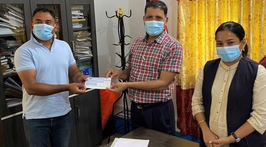 भरतपुर महानगरपालिकाले धुर्मुस सुन्तली फाउण्डेसनलाई ५० लाख प्रदान
