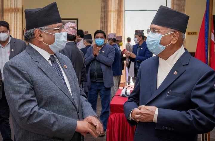 मन्त्रिपरिषद् पुनर्गठन गर्न दुई अध्यक्षबीच भेटवार्ता