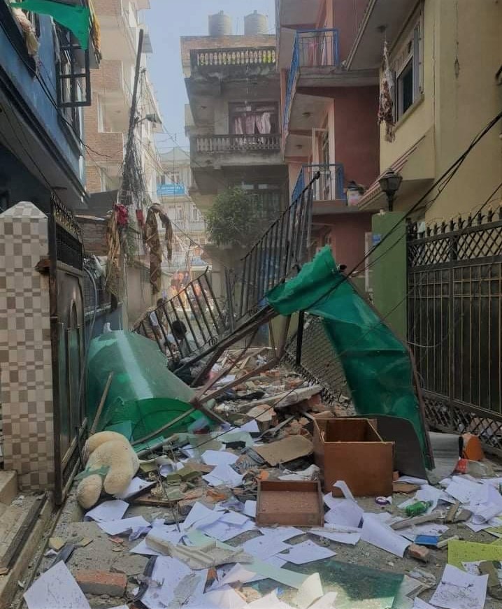 अपडेट : राजधानीको नयाँ बजारमा ग्यास विस्फोट, ११ घाइते