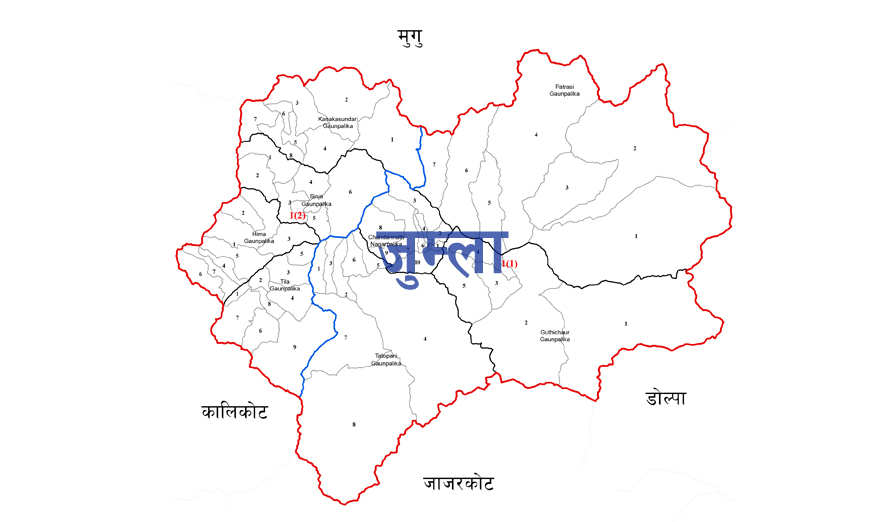 माइनस २ भन्दा पनि तल झर्‍याे जुम्लाको तापक्रम