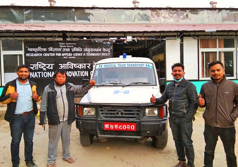 पुरानो गाडी मर्मत गरेर स्वाब संकलन गर्ने बनाउँदै राष्ट्रिय अविष्कार केन्द्र