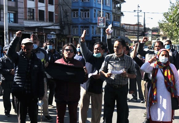 माइतीघरमा भारतीय सेनाध्यक्ष नरवणे भ्रमणको विरोध