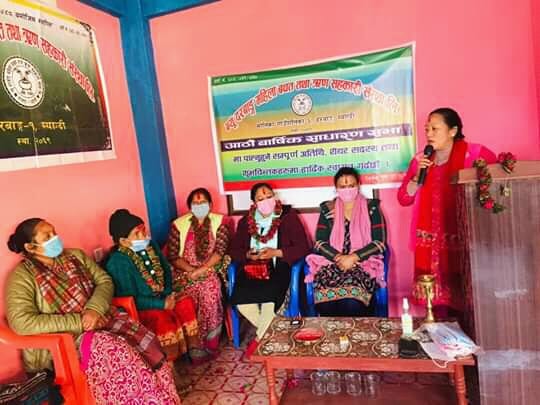 न्यु दरबाङ महिला सहकारीको आठौं साधारणसभा