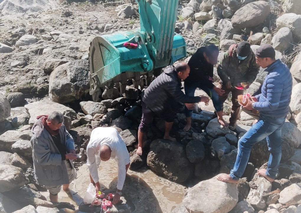 टुन्डी पावरको ४८ मेगावाट क्षमताको अपर राहुघाटको शिलान्यास