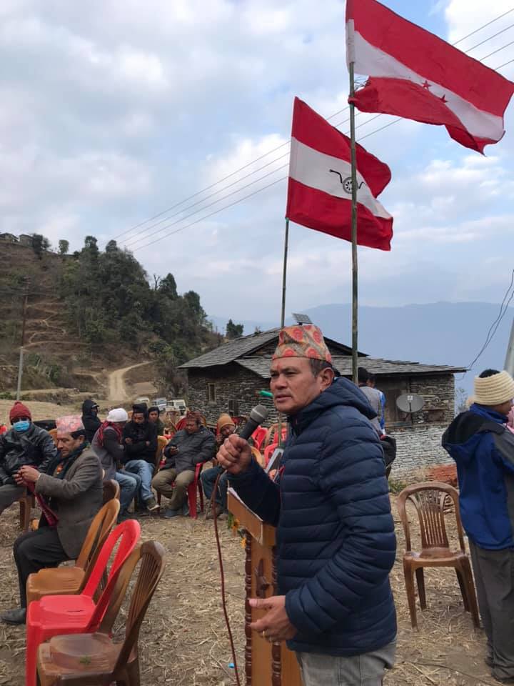 किमचौरमा कांग्रेसद्धारा विरोधसभा तथा भवन उद्घाटन,नेकपा परित्याग गरी दर्जन बढी कांग्रेस प्रवेश