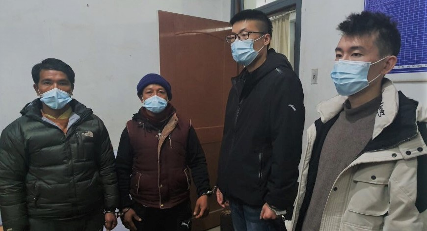 अपहरणमा परेका दुई चिनियाँ नागरिकको उद्धार , अपहरणमा संलग्न ४ पक्राउ