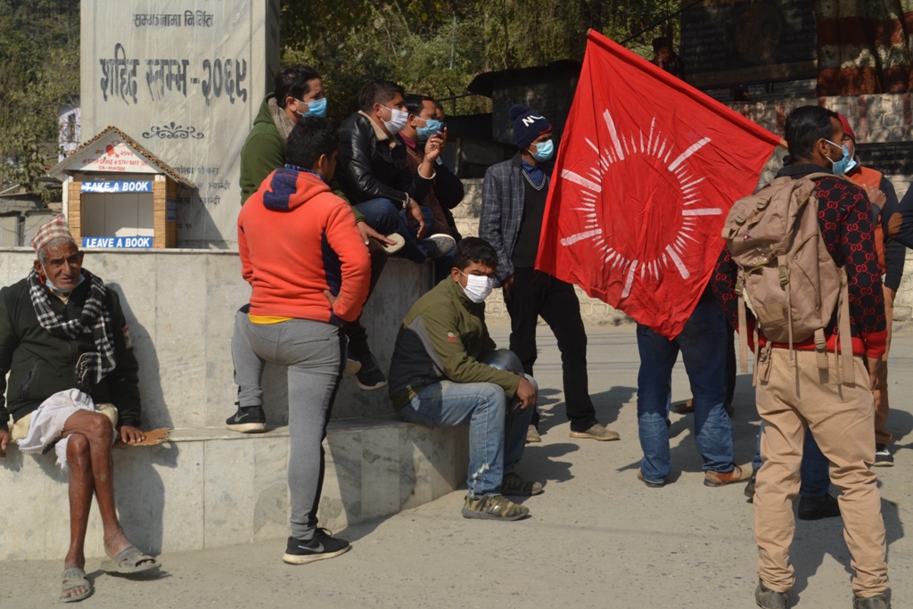 आम हड्तालले म्याग्दी ठप्प (फोटो फिचर)