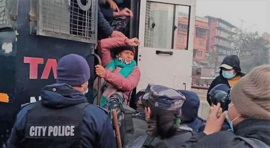विभिन्न स्थानबाट उपत्यकामा ८० भन्दा प्रचण्ड–माधव पक्षका कार्यकर्ता पक्राउ