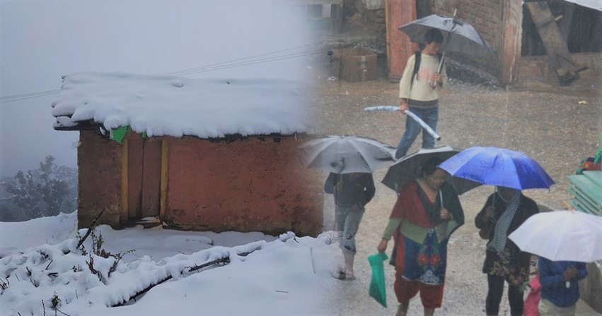 बिहीबारदेखि वर्षा र हिमपातको सम्भावना