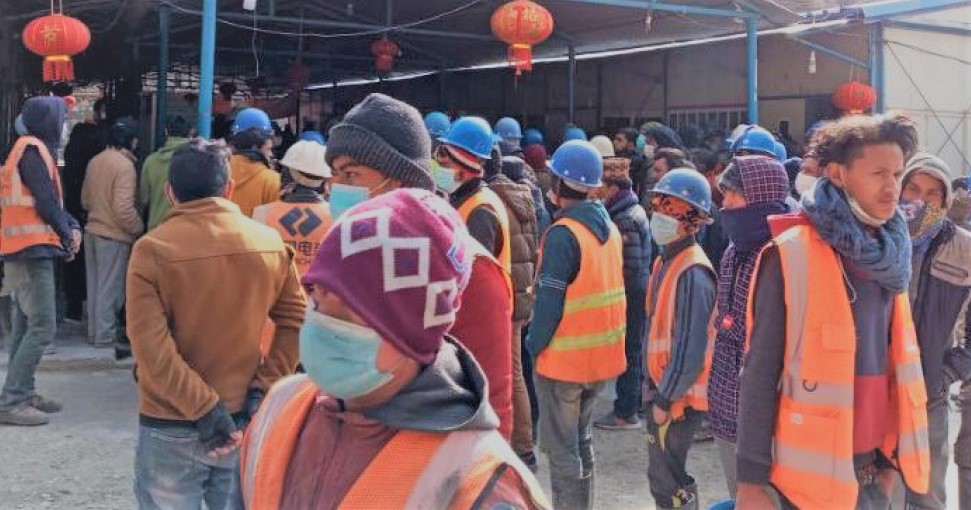 दुई महिनादेखि तलब नपाएपछि जलविद्युत् आयोजनामा मजदुरद्वारा तालावन्दी
