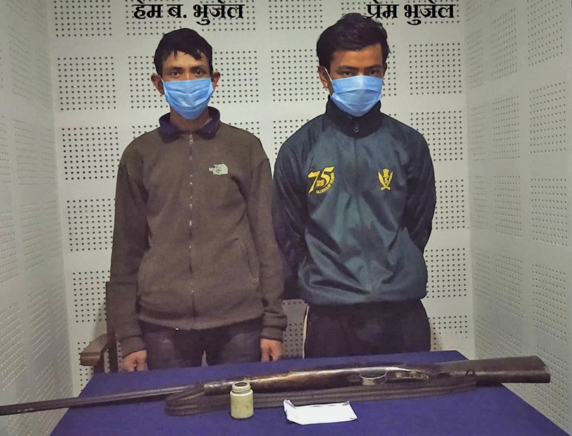 भरूवा बन्दुकसहित स्याङ्जामा २ पक्राउ