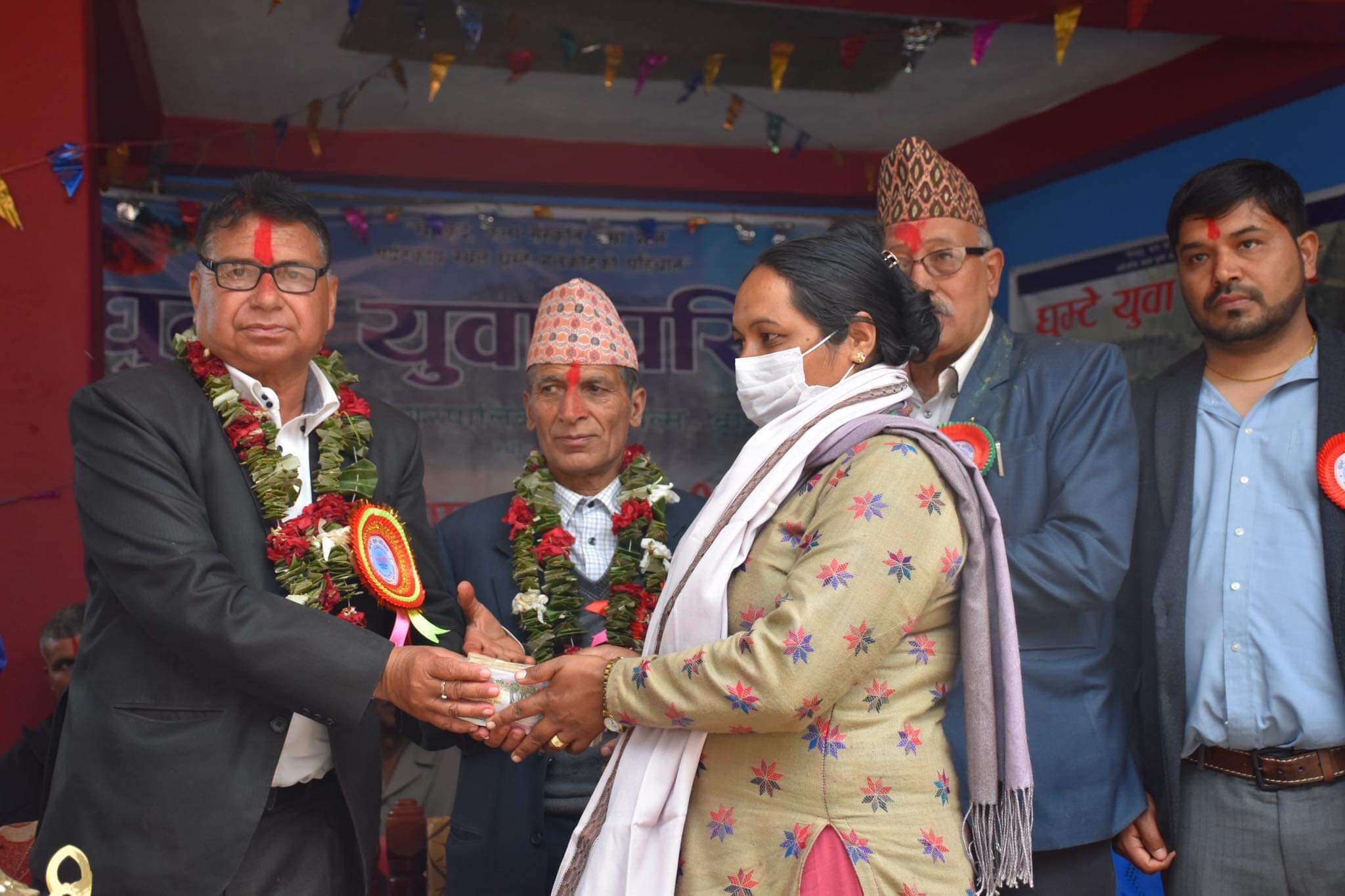 स्वर्गीय घिमिरेको परिवारलाई जापानबाट दुई लाख २९ हजार रुपैयाँ सहयोग