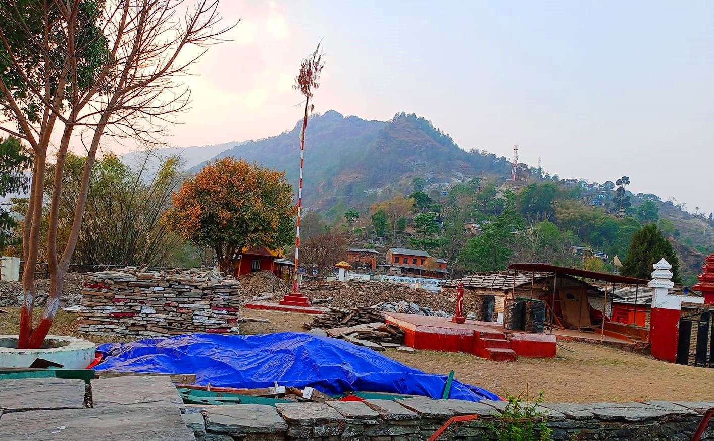 ऐतिहासिक भगवती कोत मन्दिरको पुननिर्माण सुरु