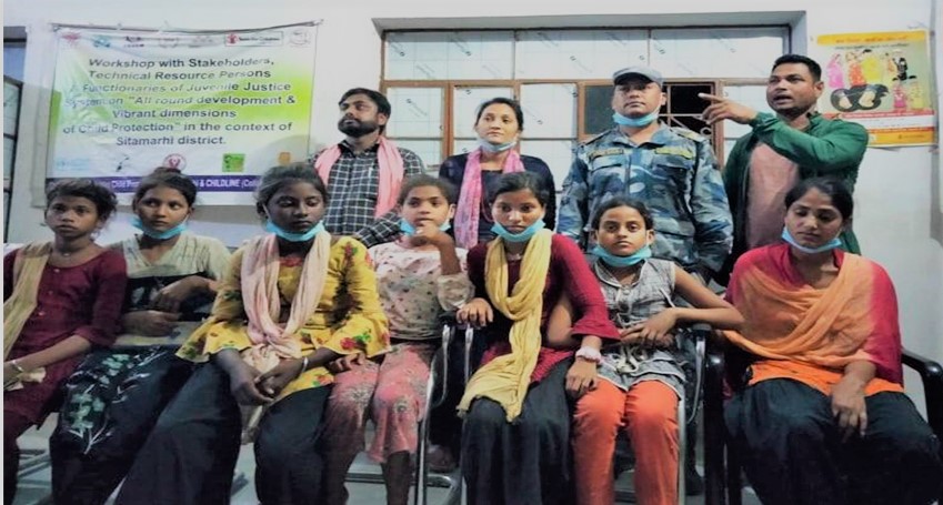 भारतबाट उद्धार गरिएका ७ जना किशोरीलाई महोत्तरी ल्याइयो