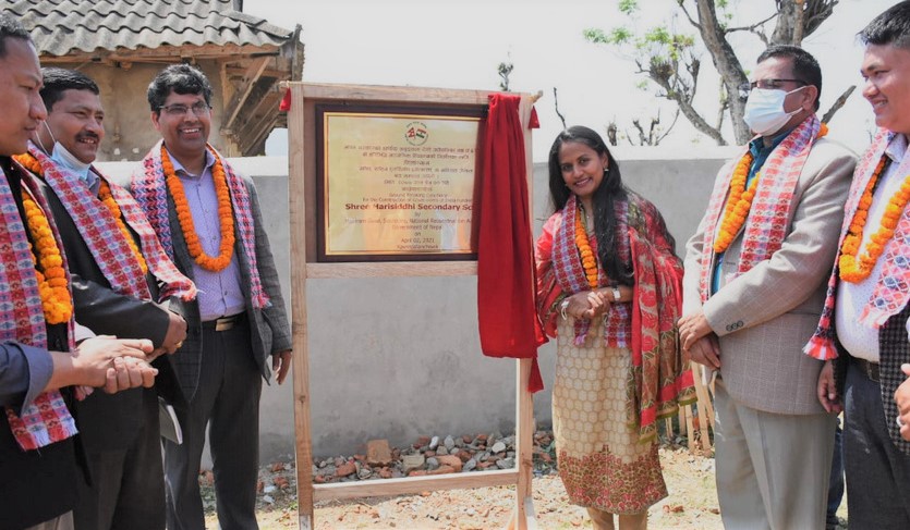 भारत सरकारको आर्थिक सहयोगमा काभ्रेमा दुई विद्यालयको निर्माण कार्य सुरु