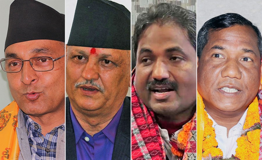 पद खोसिएका चार मन्त्रीको सपथ ५ बजे