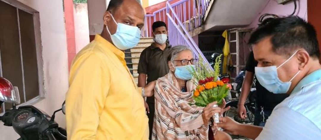 ९१ वर्षीया उपमेयर कार्कीले जितिन् कोरोना