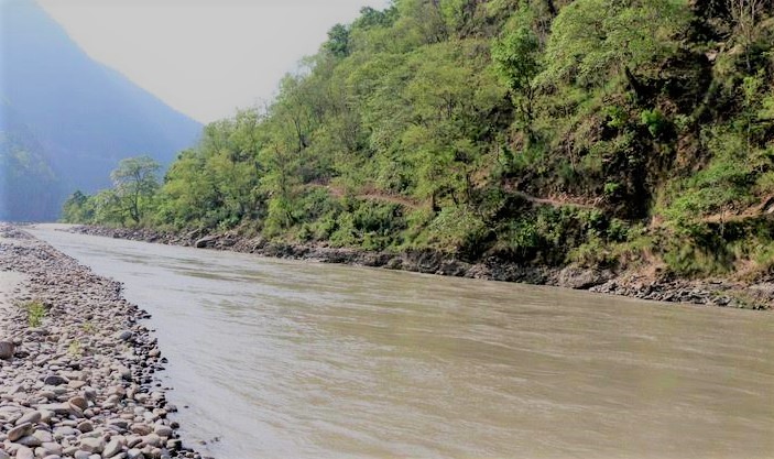 बूढीगण्डकीले दुई घर बगायो