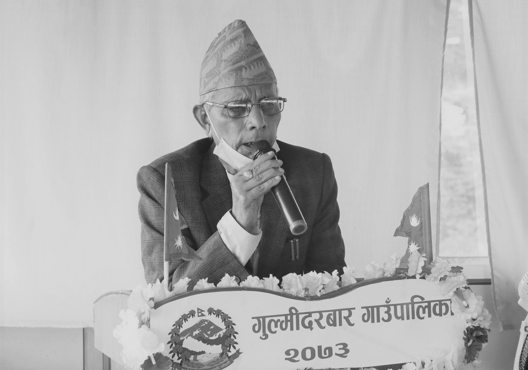 गुल्मीदरबार गाउँपालिकाका अध्यक्ष थापाको निधन