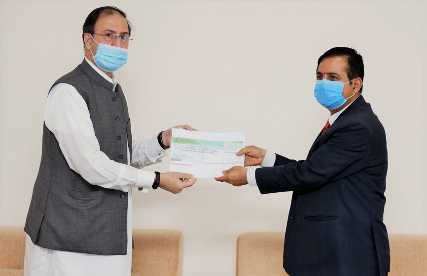 कोरोना भाइरस रोकथामका लागि पाकिस्तानद्वारा ४ करोड ३० लाख रुपैयाँ सहयोग