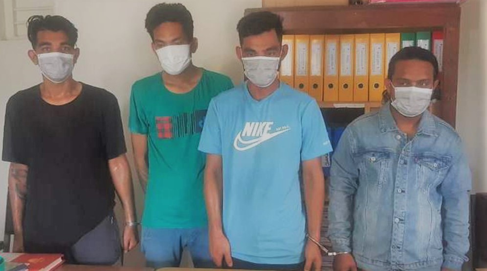 चितवनमा लागुऔषध खैरो हिरोईनसहित चार पक्राउ