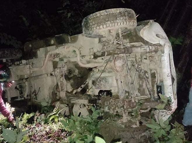 बागलुङको गलकोटमा पिकअप दुर्घटना : ६ जना घाइते