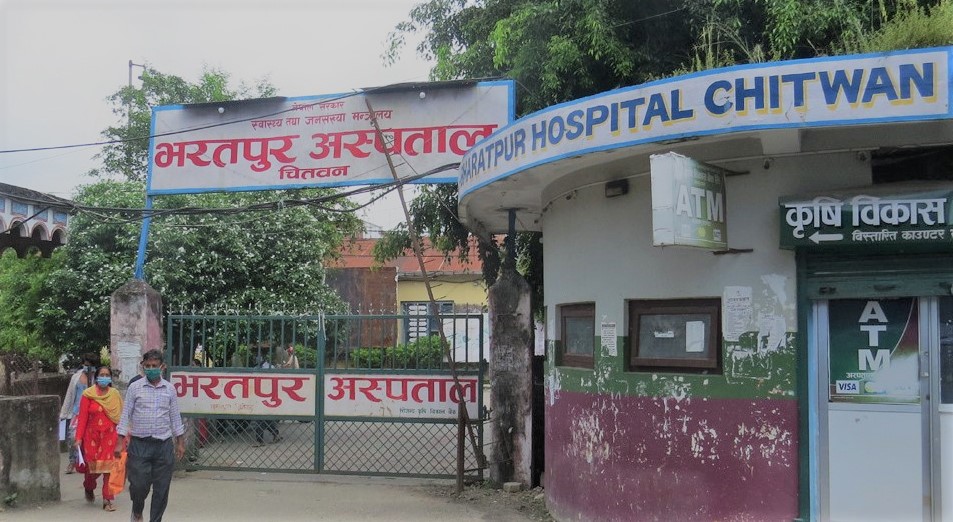 भरतपुर अस्पताल कोरोना सङ्क्रमितले भरियो