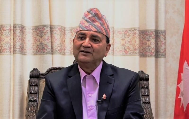 एमाले महाधिवेशन:अध्यक्ष पदमा उम्मेदवारी दिने ईश्वर पोखरेलको घोषणा