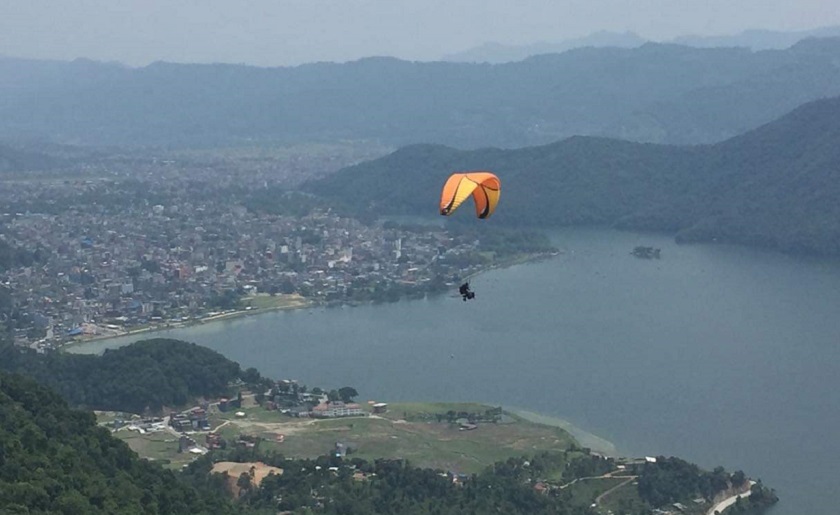 पोखरामा विमानस्थल बन्यो, अब प्याराग्लाइडिङको चिन्ता