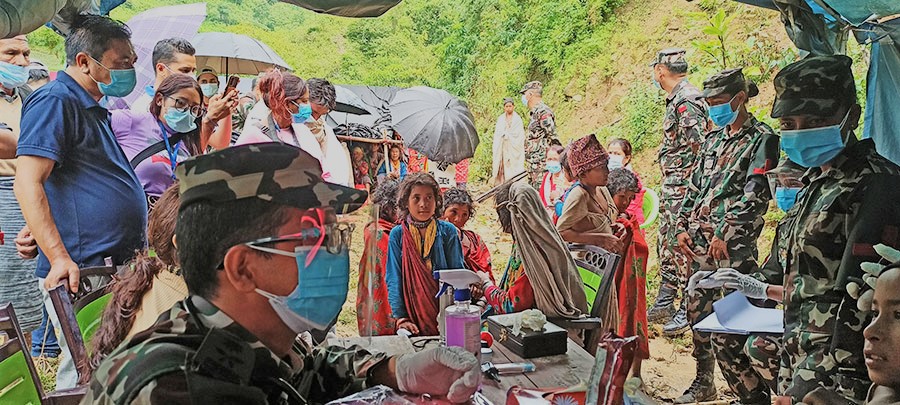 बस्तीमा सरकारी स्वास्थ्य शिविरपछि राउटे समुदाय खुशी