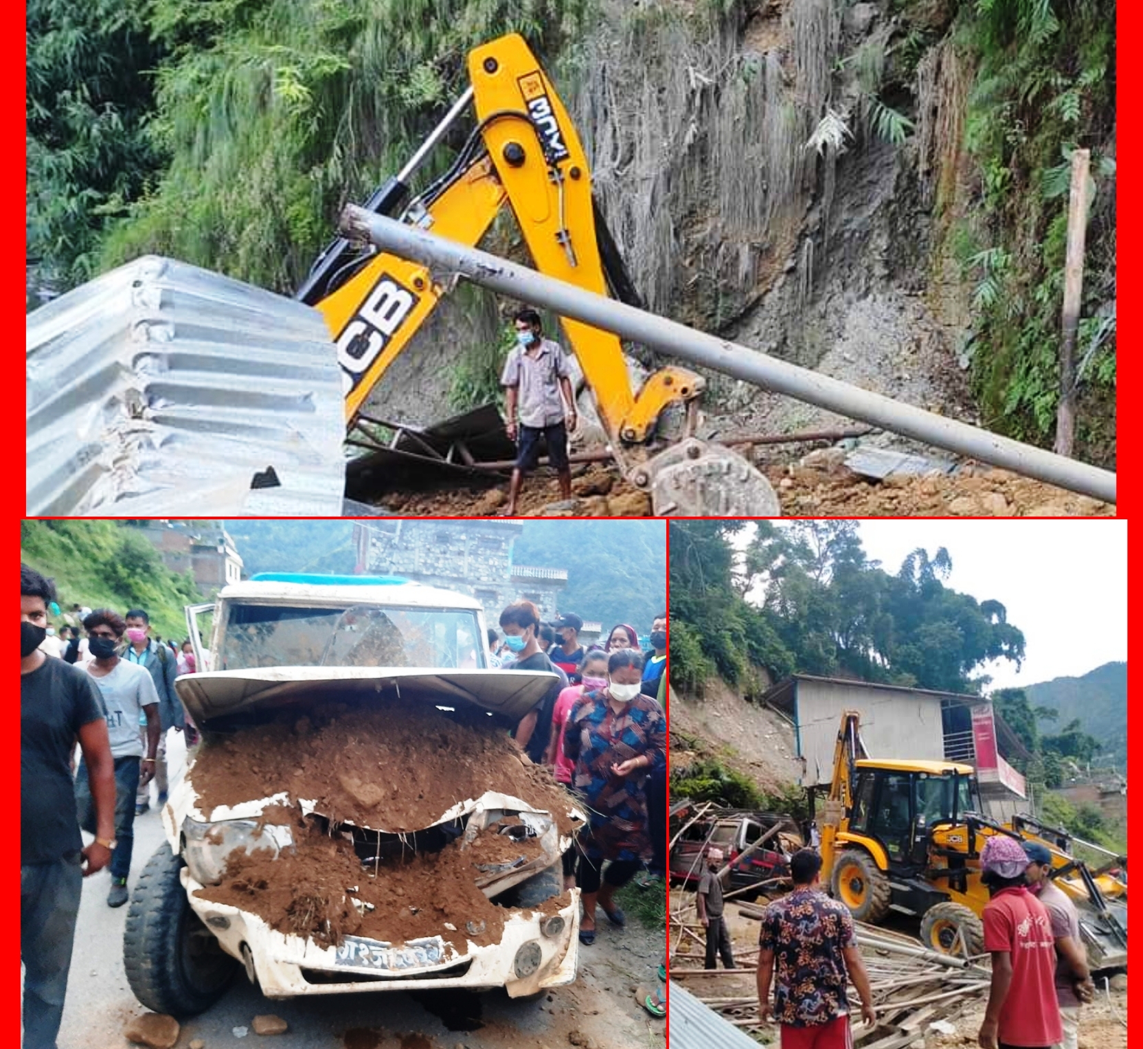 वारीबेनीमा पहिरोले पुरिएर एक जनाको मृत्यु