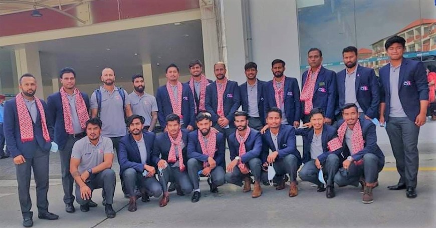 नेपाली राष्ट्रिय क्रिकेट टिम काठमाडौं आइपुग्यो