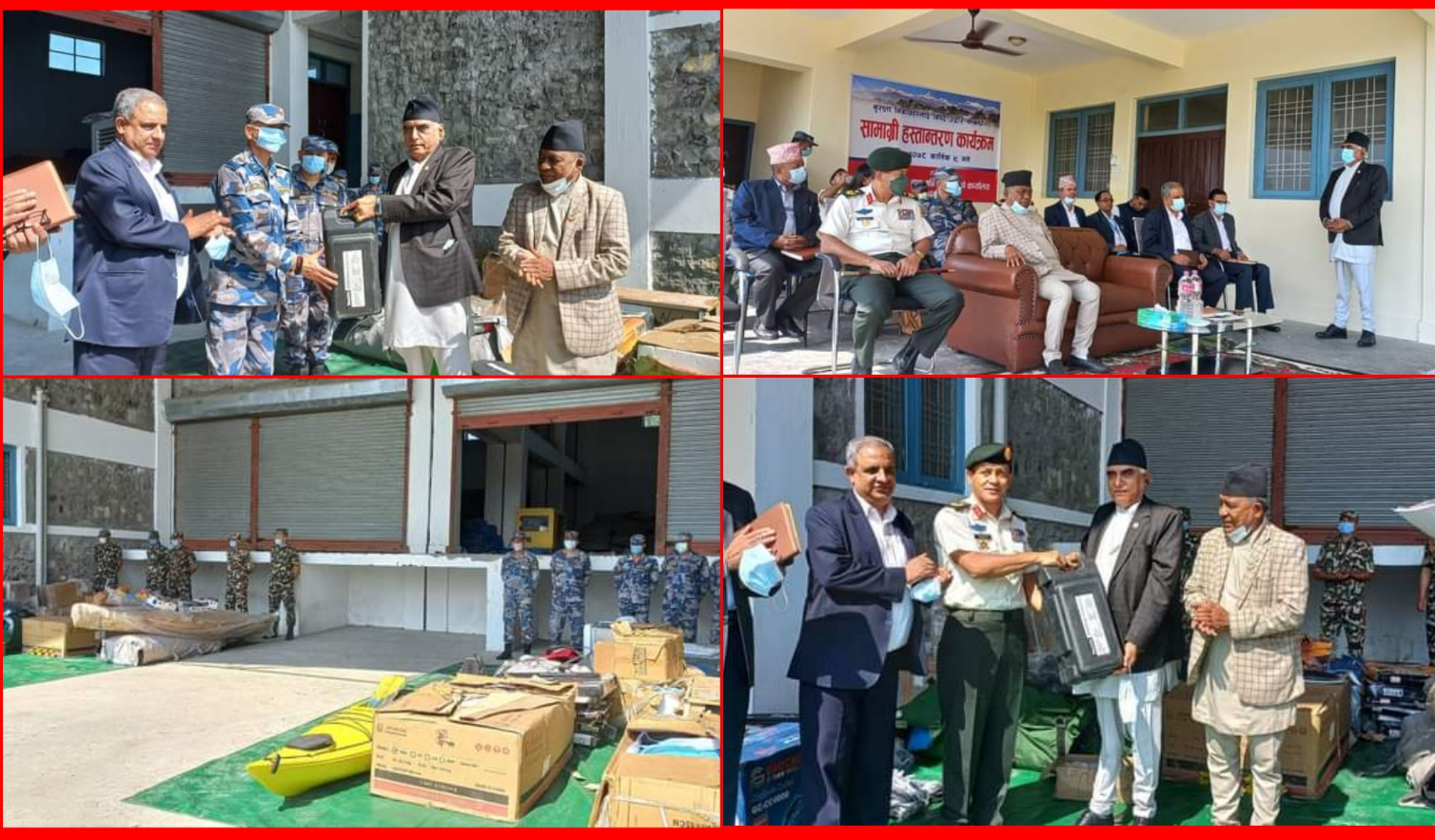 गण्डकी प्रदेश सरकारले हस्तान्तरण गर्‍यो विपद उद्धार सामग्री