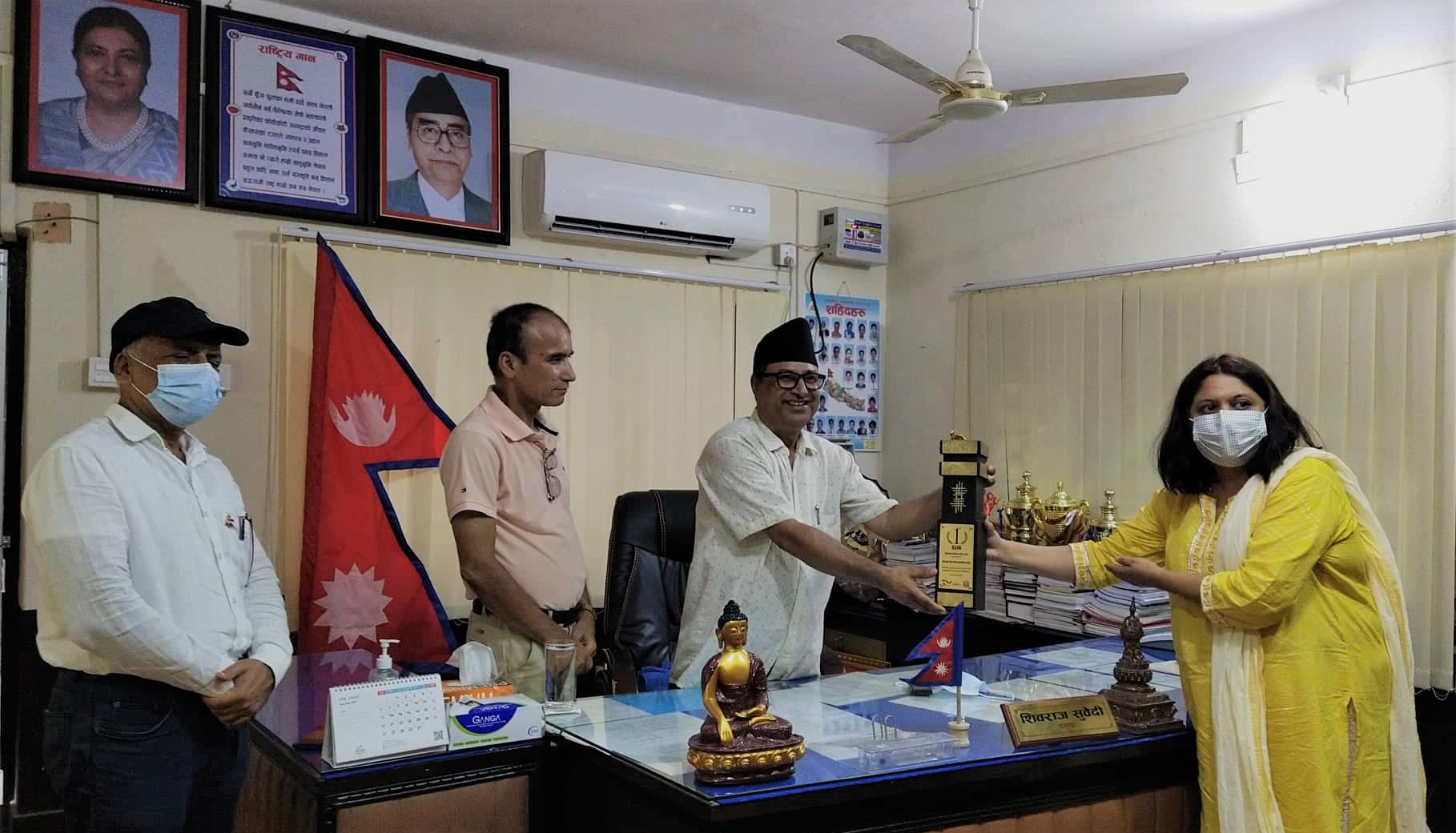 बुटवल उपमहानगरपालिकालाई उत्कृष्ट नगरको अवार्ड