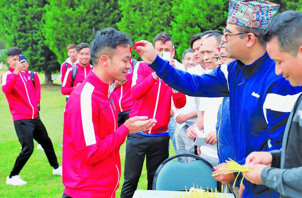 नेपाली राष्ट्रिय फुटबल टिमको बान्डोस टापुमा दसैं