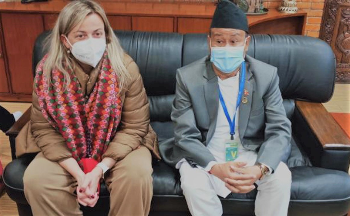 स्पेनकी सभामुख नेपाल भ्रमणमा