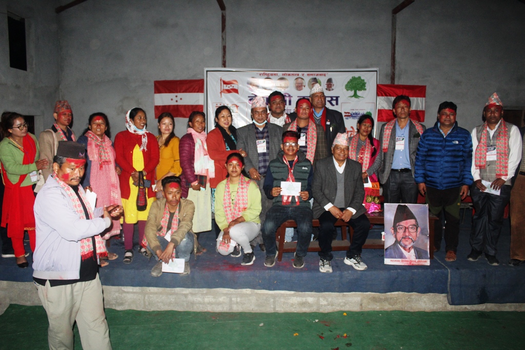 नेपाली कांग्रेस म्याग्दीको प्रदेशसभा निर्वाचन क्षेत्र ‘क’ को सभापतिमा छन्त्याल (तस्बिरहरु)