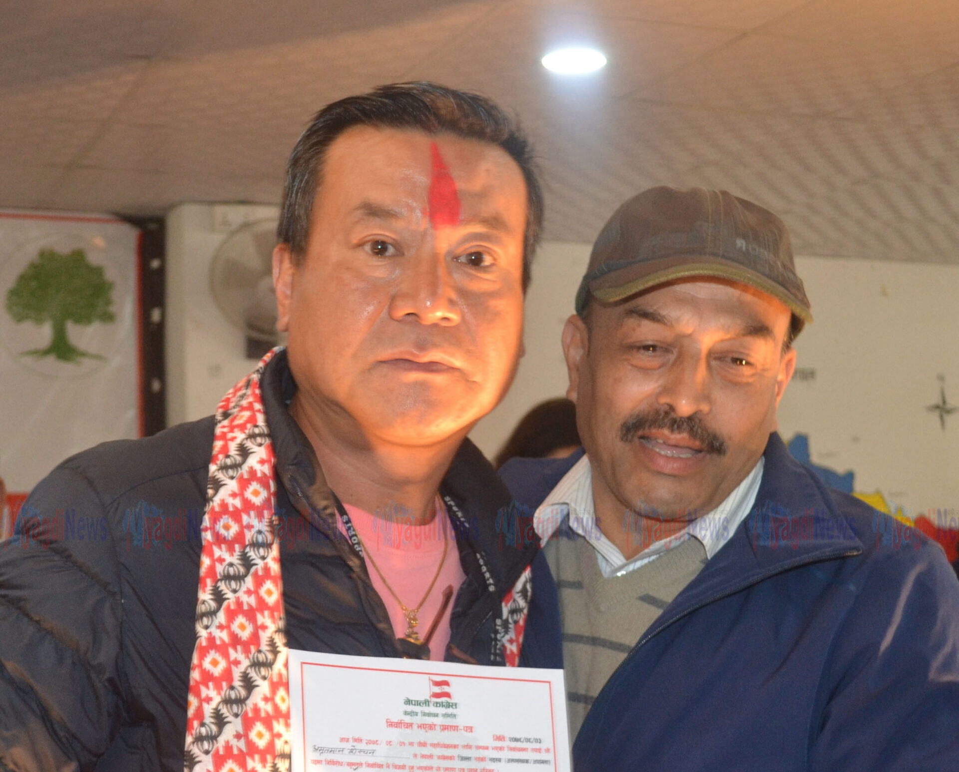 कांग्रेस म्याग्दीको कोषाध्यक्षमा शेरचन मनोनित