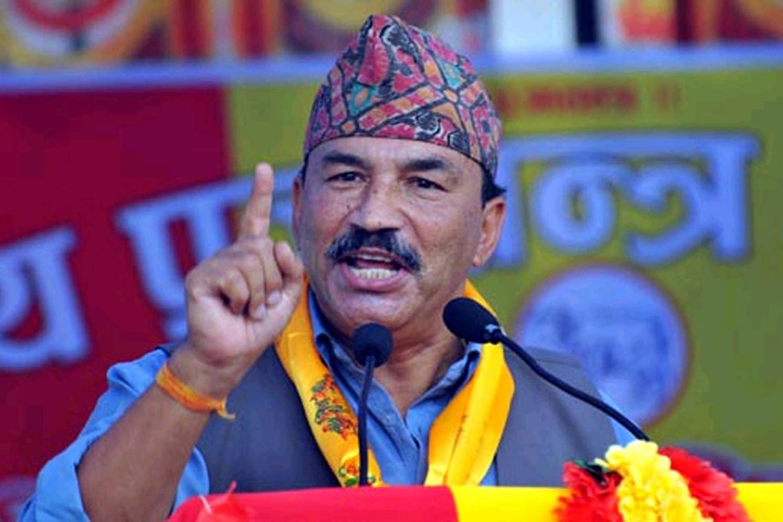 कमल थापाद्धारा राप्रपा अध्यक्षमा उम्मेदवारी घोषणा